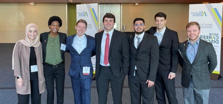 Members of The University of South Alabama AICHE at National Conference.